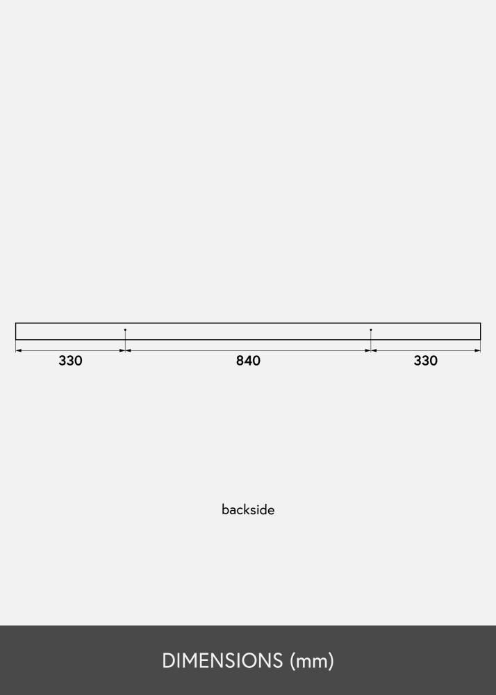 Étagère porte-cadres Blanc 150 cm