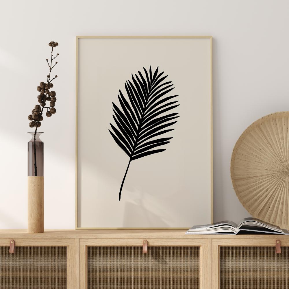 Black Palm Poster