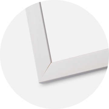 Cadre Stilren Blanc 15x20 cm - Passe-partout Blanc 10x15 cm