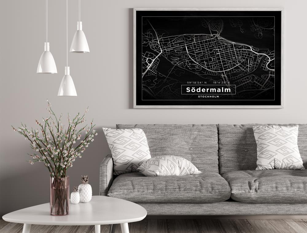 Map - Södermalm - Black